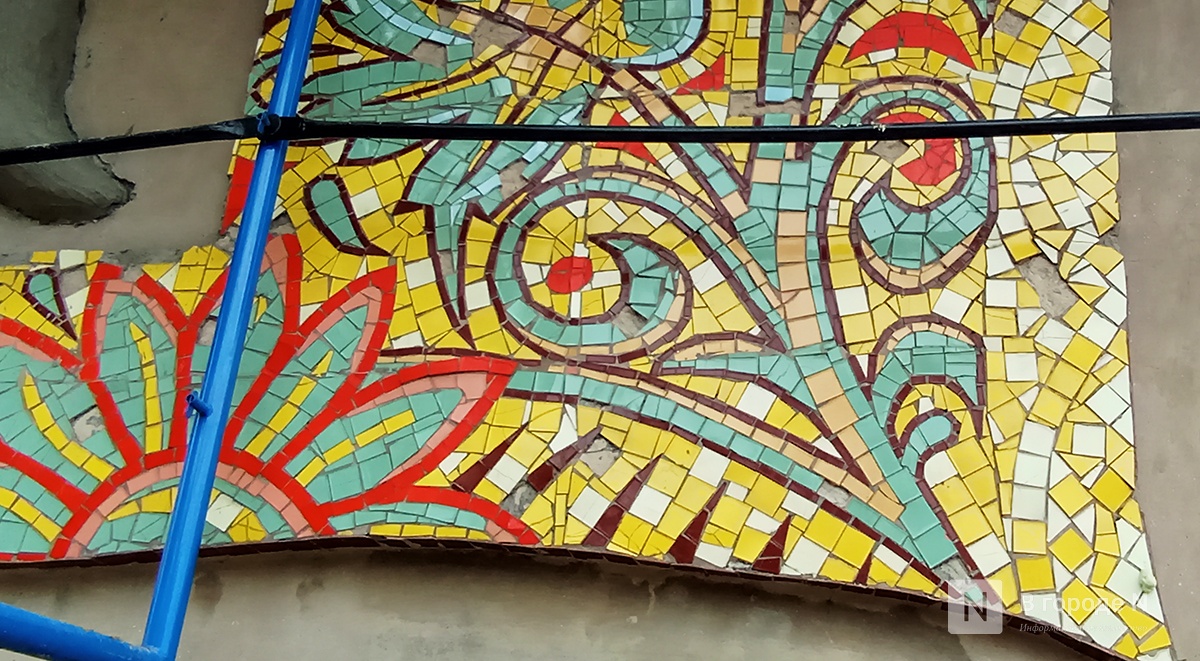 Уникальную советскую мозаику восстанавливают в Нижегородской области - фото 3