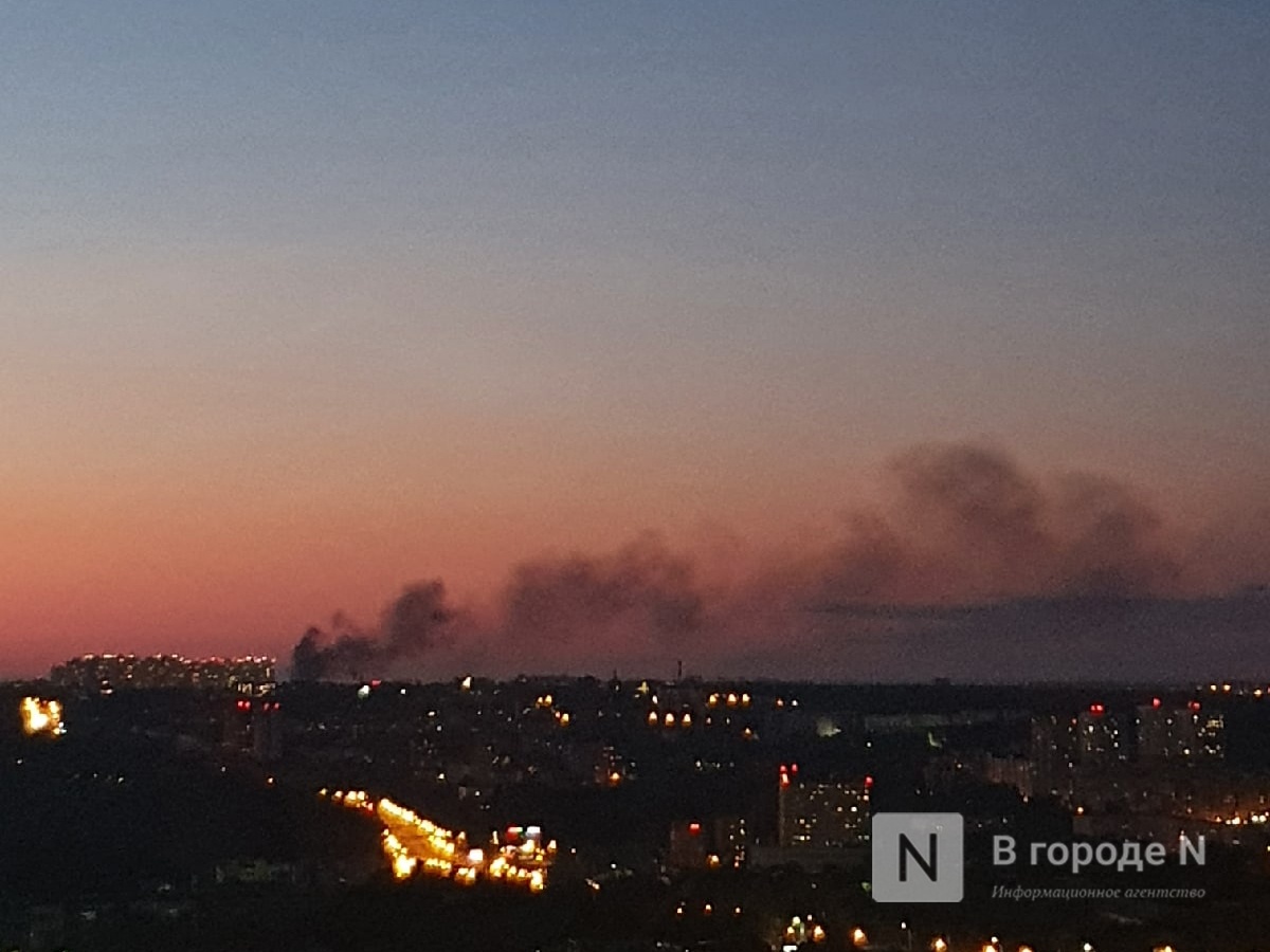 Еще один пожар разгорелся в центре Нижнего Новгорода  - фото 1