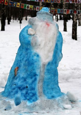 Снежные драконы появились в нижегородском парке Пушкина - фото 9