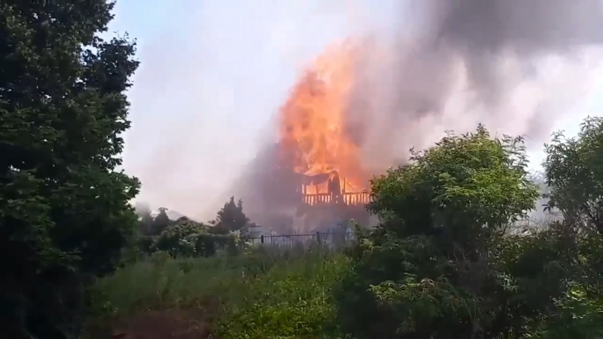 Пожар случился в женском монастыре в Богородском районе - фото 1