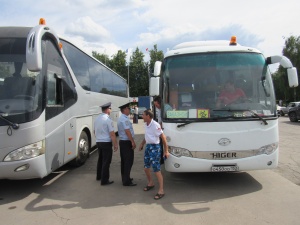 В Нижнем Новгороде обнаружили неисправность тормозов в автобусе для перевозки детей (ФОТО)