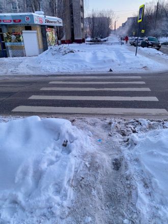 Нижегородцы жалуются на нечищеные дороги к школе № 125 - фото 3
