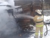 Двухэтажное здание загорелось в Канавинском районе