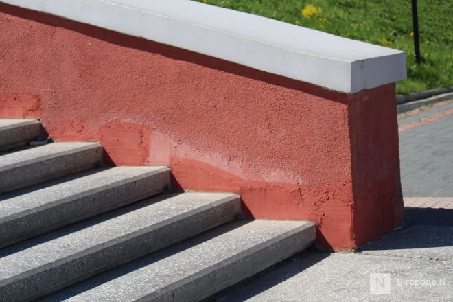 Трещины и сколы устранили на Чкаловской лестнице в Нижнем Новгороде - фото 6