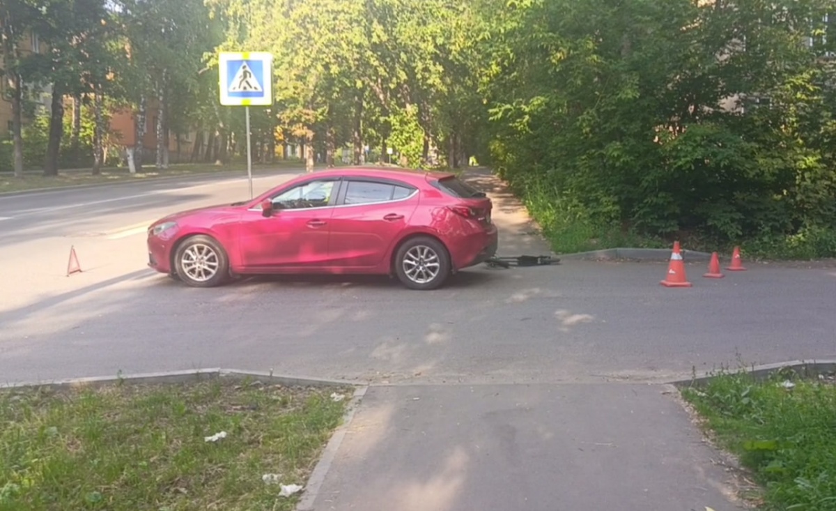 12-летний мальчик на самокате попал в ДТП в Нижнем Новгороде
