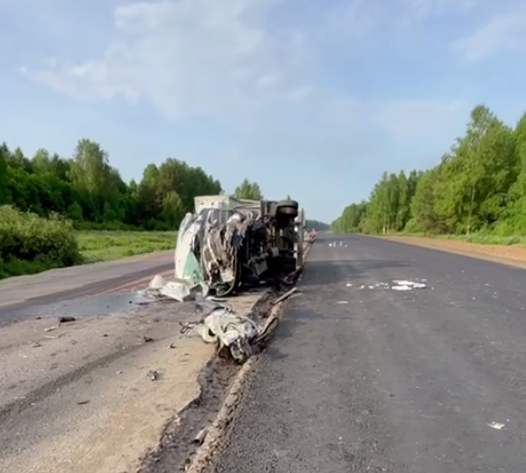 19-летний водитель &laquo;ГАЗели&raquo; пострадал в ДТП с КамАЗом в Нижегородской области - фото 1