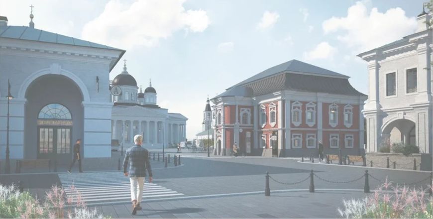Новые павильон, фонари и скамейки появятся на Соборной площади в Арзамасе в 2021 году - фото 3