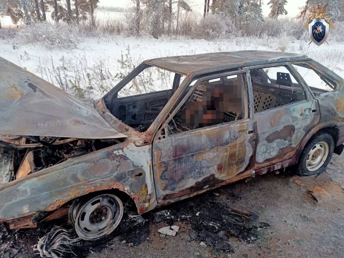 Мужчина заживо сгорел в автомобиле в Тоншаевском районе