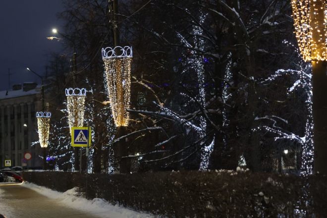 Праздничная иллюминация зажглась на центральной площади Дзержинска - фото 3