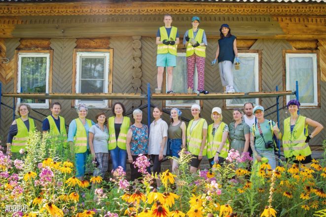 Волонтеры восстанавливают исторический дом в Воскресенском округе - фото 3