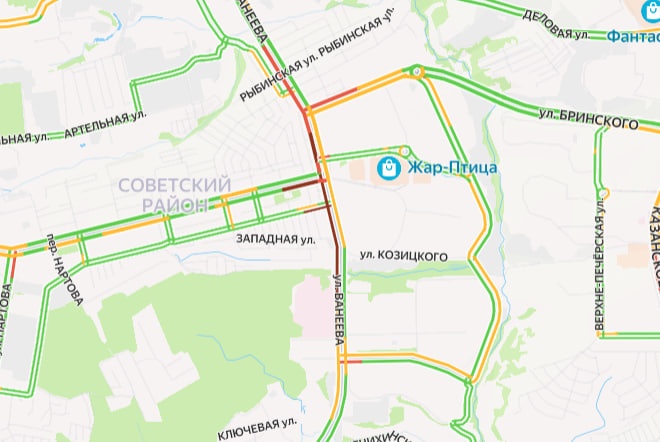 Нижегородцы застряли в огромной пробке на Ванеева из-за ДТП - фото 2