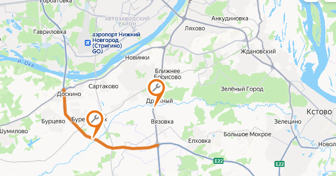 Ограничения ввели на трех трассах в Нижегородской области из-за ремонта: карта - фото 3
