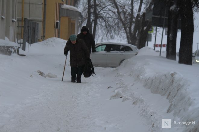 Снежный циклон &laquo;Валли&raquo; обрушился на Нижний Новгород: фоторепортаж - фото 47