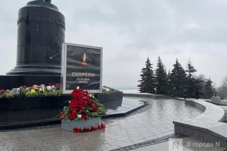 Нижегородцы несут цветы к мемориалу после теракта