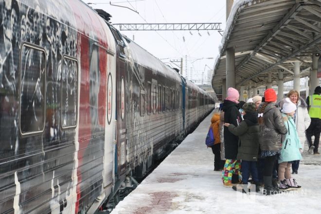 «Поезд Победы» приехал в Нижний Новгород: показываем, как он выглядит — фоторепортаж - фото 1