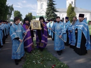 В Арзамасе встретили уникальную икону XIX века