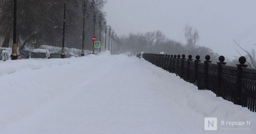 Снежный циклон &laquo;Валли&raquo; обрушился на Нижний Новгород: фоторепортаж - фото 45