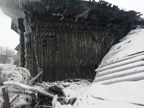 Мужчина и трехлетний ребенок погибли на пожаре в Вознесенском районе - фото 1