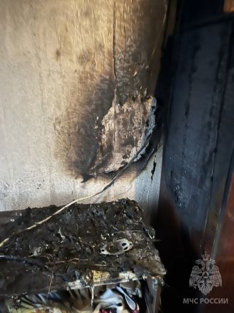 Два человека пострадали на пожаре из-за загоревшегося телевизора в Дзержинске - фото 2